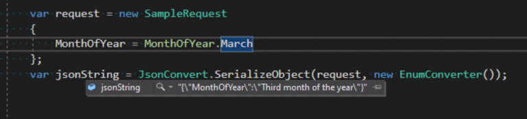 Custom JSON Converter To De serialise Enum Description Value To Enum 